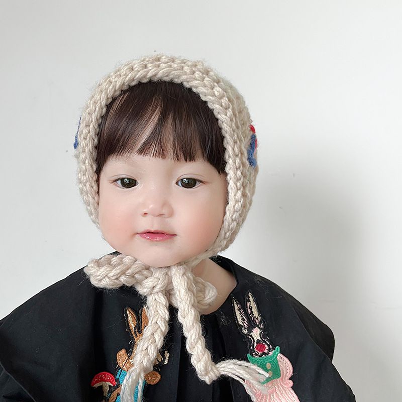 Khăn len bịt tai cho bé gái