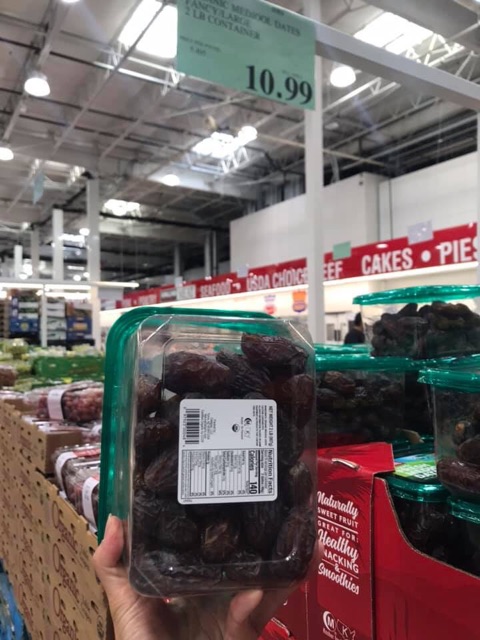 Chà là Medjool - Chà là hữu cơ Organic Fresh Medjool Dates 454g của Mỹ date 2021