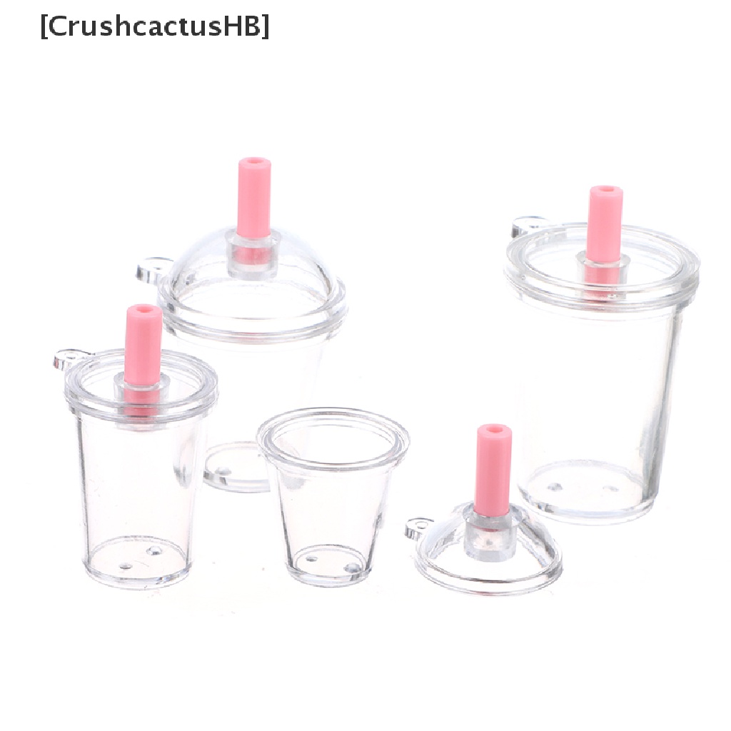 [CrushcactusHB] Bộ 5 Ly Uống Cà Phê Trà Sữa Đồ Chơi Búp Bê Bán Chạy