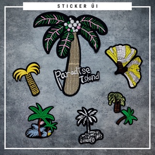 Sticker ủi áo Cao cấp - CÓ SẴN KEO ỦI - sticker vải dùng làm miếng vá áo, phụ kiện trang trí quần áo, balo, giày, nón