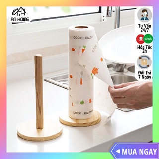 [SẴN HÀNG] Cọc Gỗ Cắm Giấy Lau Đa Năng ANHOME Cao Cấp, Cột Để Giấy Chắc Chắn, Cây Gỗ Đỡ Cuộn Giấy Decor