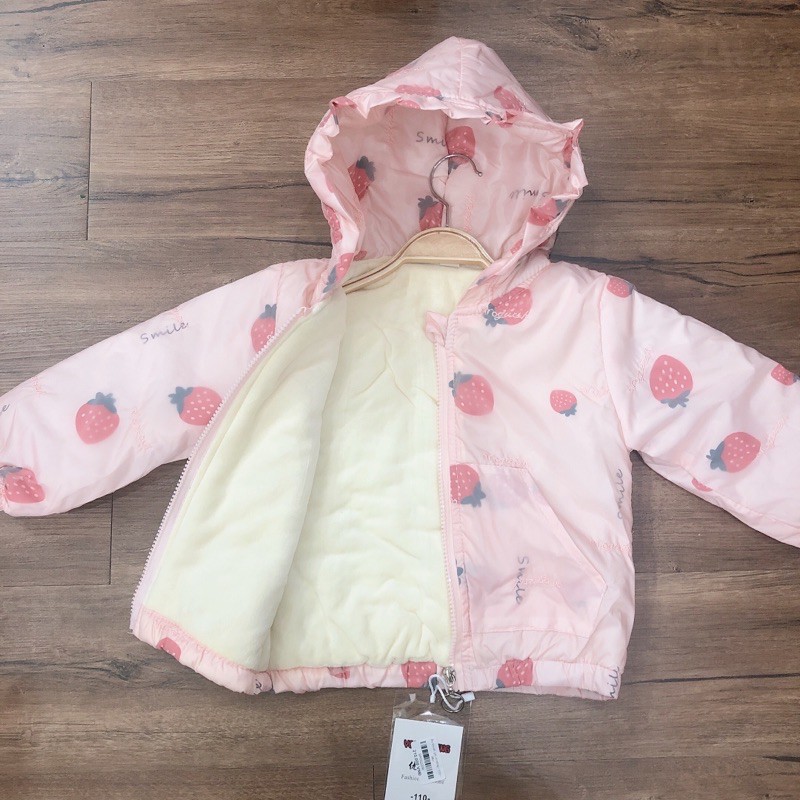 Áo khoác gió nỉ cho bé