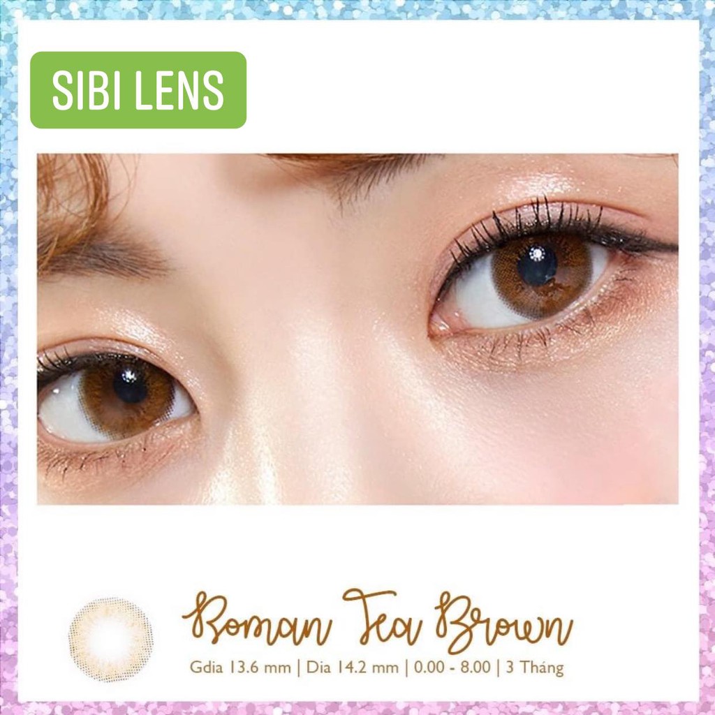 Lens ROMANTEA BROWN - Lens Chuẩn Thái  - Cam Kết Chính Hãng