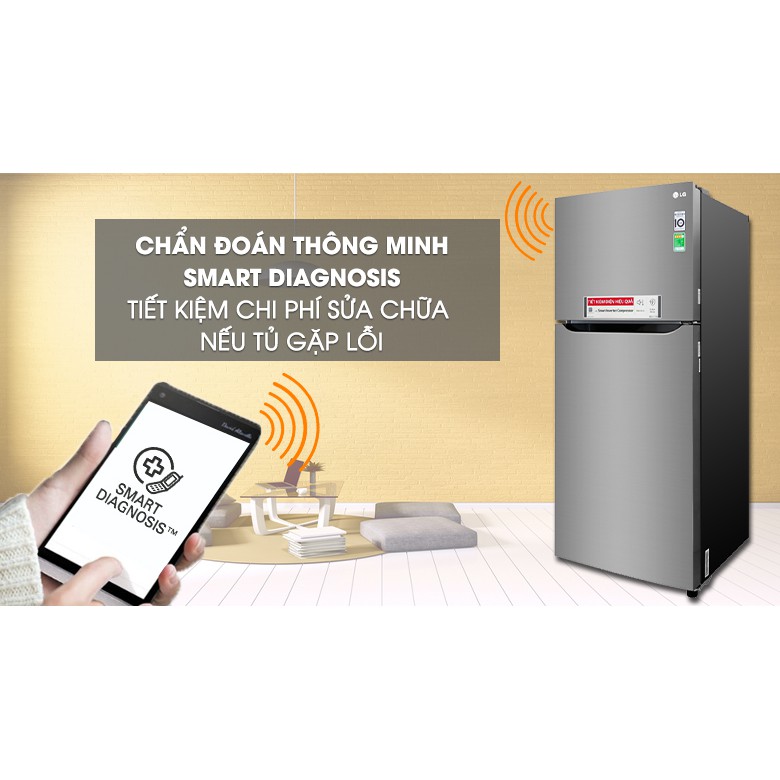 Tủ lạnh LG Inverter 393 lít GN-M422PS (Miễn phí giao tại HCM-ngoài tỉnh liên hệ shop)