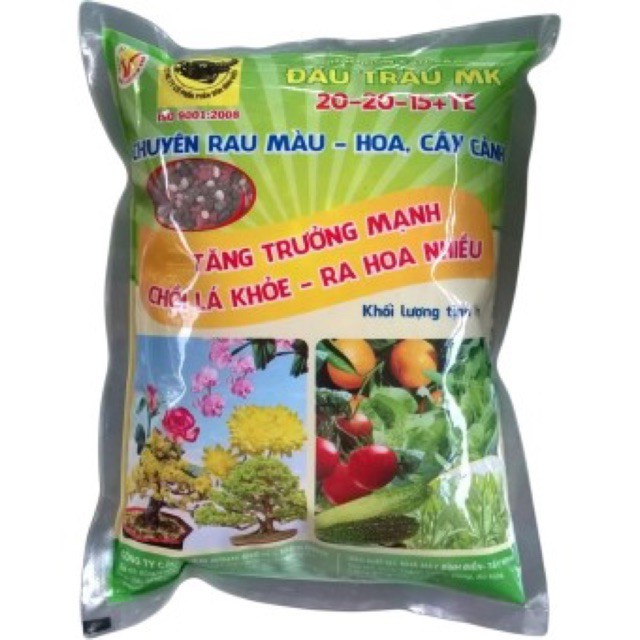 Phân Bón Đầu Trâu NPK 20-20-15 - 3 Màu Cao Cấp