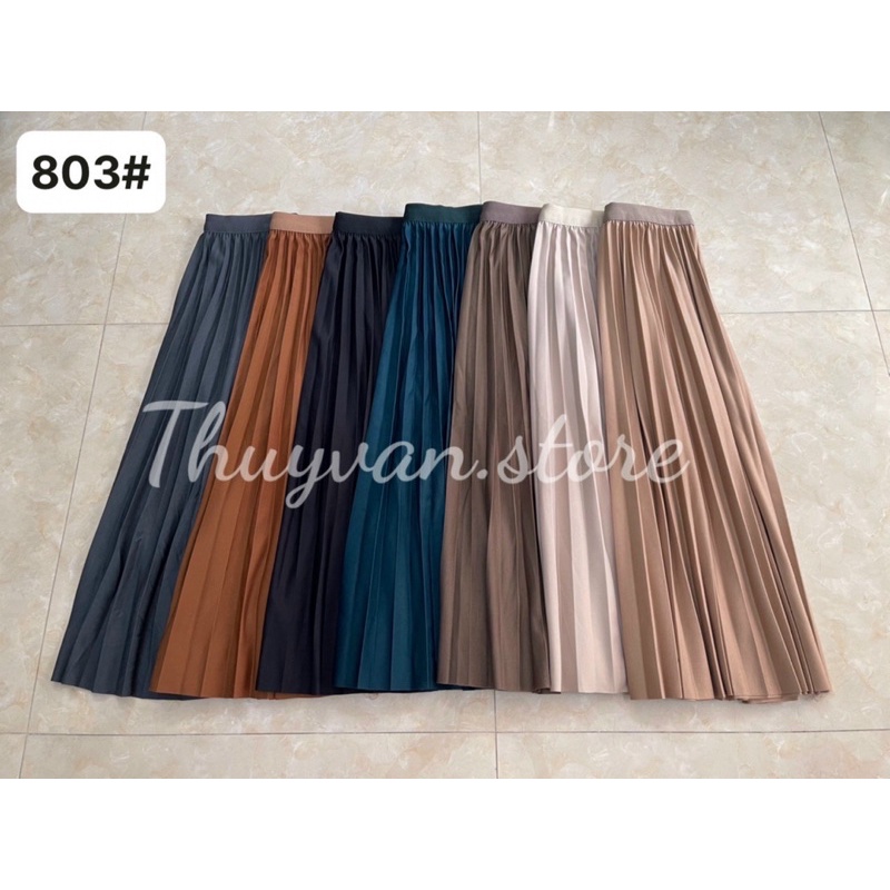 #803 Chân váy xòe ly chất vải mới hàng mềm, đẹp