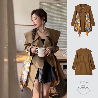Iris fashion 𝘍𝘢𝘯𝘵𝘢𝘴𝘺𝘭𝘢𝘯𝘥 𝘚𝘦𝘳𝘪 autumn parabola windbreaker iw2022n126 áo khoác thu thiết kế độc lạ