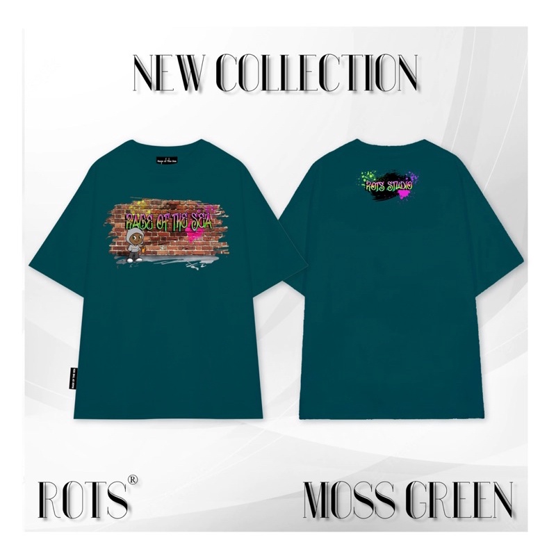 ÁO THUN UNISEX RAGE OF THE SEA  GRAFFITI