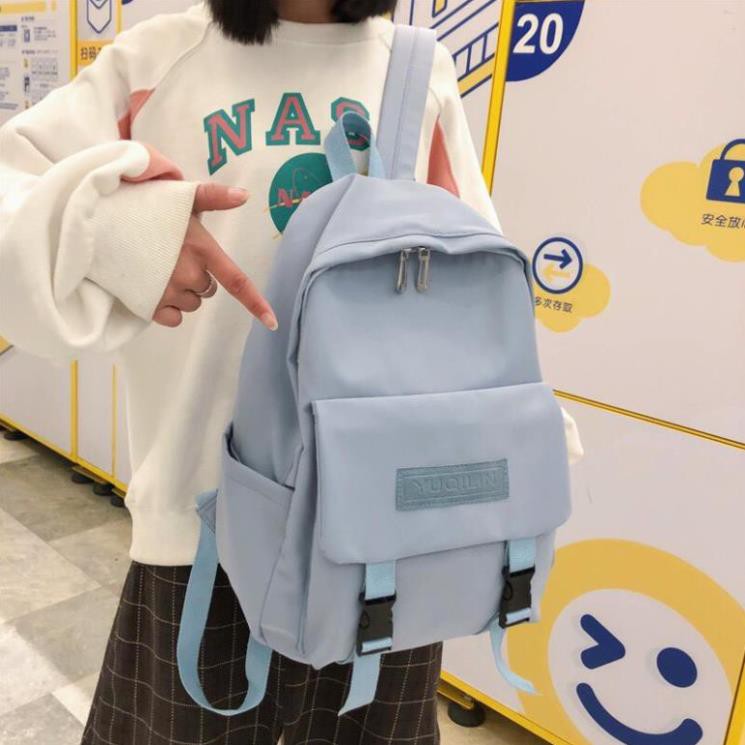 L49 Balo ulzzang vải dù mềm mịn siêu chống nước ,đựng lap 15.6inch, đi học, đi du lịch