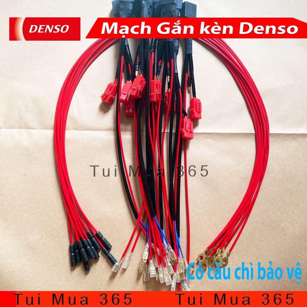 Mạch Relay Gắn Kèn Denso cho xe máy có cầu chì