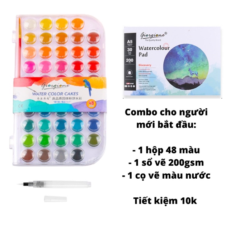 [FREESHIP] Dreamer - Combo vẽ màu nước cho người mới bắt đầu