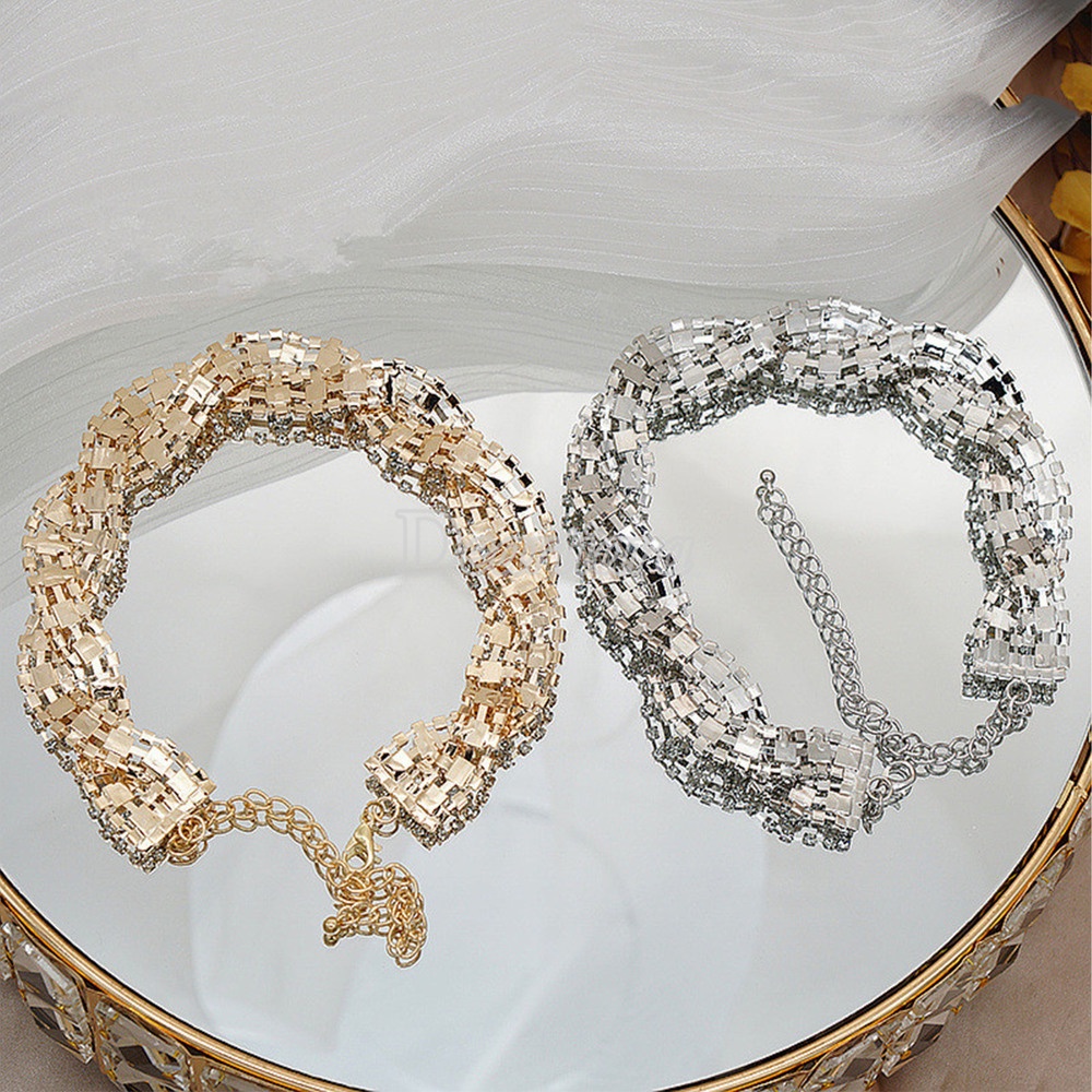 Vòng Cổ Đính Đá Phong Cách Âu Mỹ