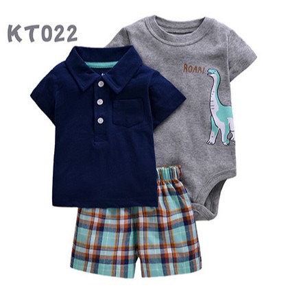 SET 3 CHI TIẾT QUẦN ÁO BÉ TRAI CAO CẤP ĐỦ MÓC HÀNG TRẺ EM TQ XUẤT DƯ