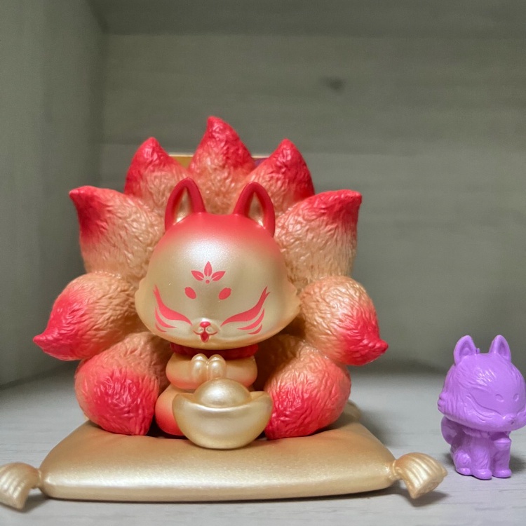 Mô Hình Búp Bê Cáo Shanggu Jiuhu 3rd Zhao Cai Na Fu Dùng Làm Quà Tặng