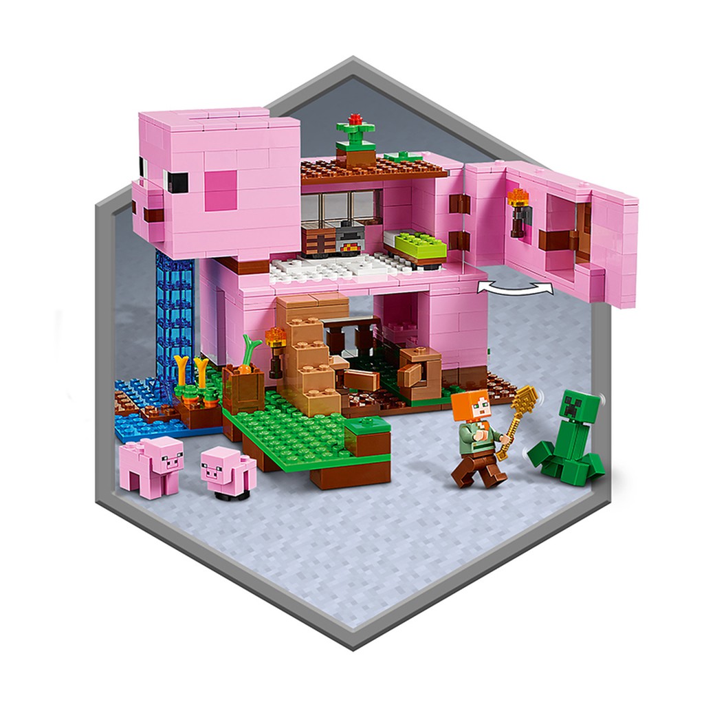 LEGO Minecraft Ngôi Nhà Heo 21170