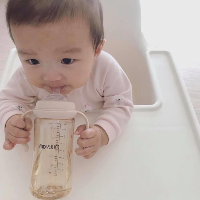 [Sẵn] [Chính hãng] Set phụ kiện chuyển đổi bình MOYUUM bao gồm ống mút và tay cầm
