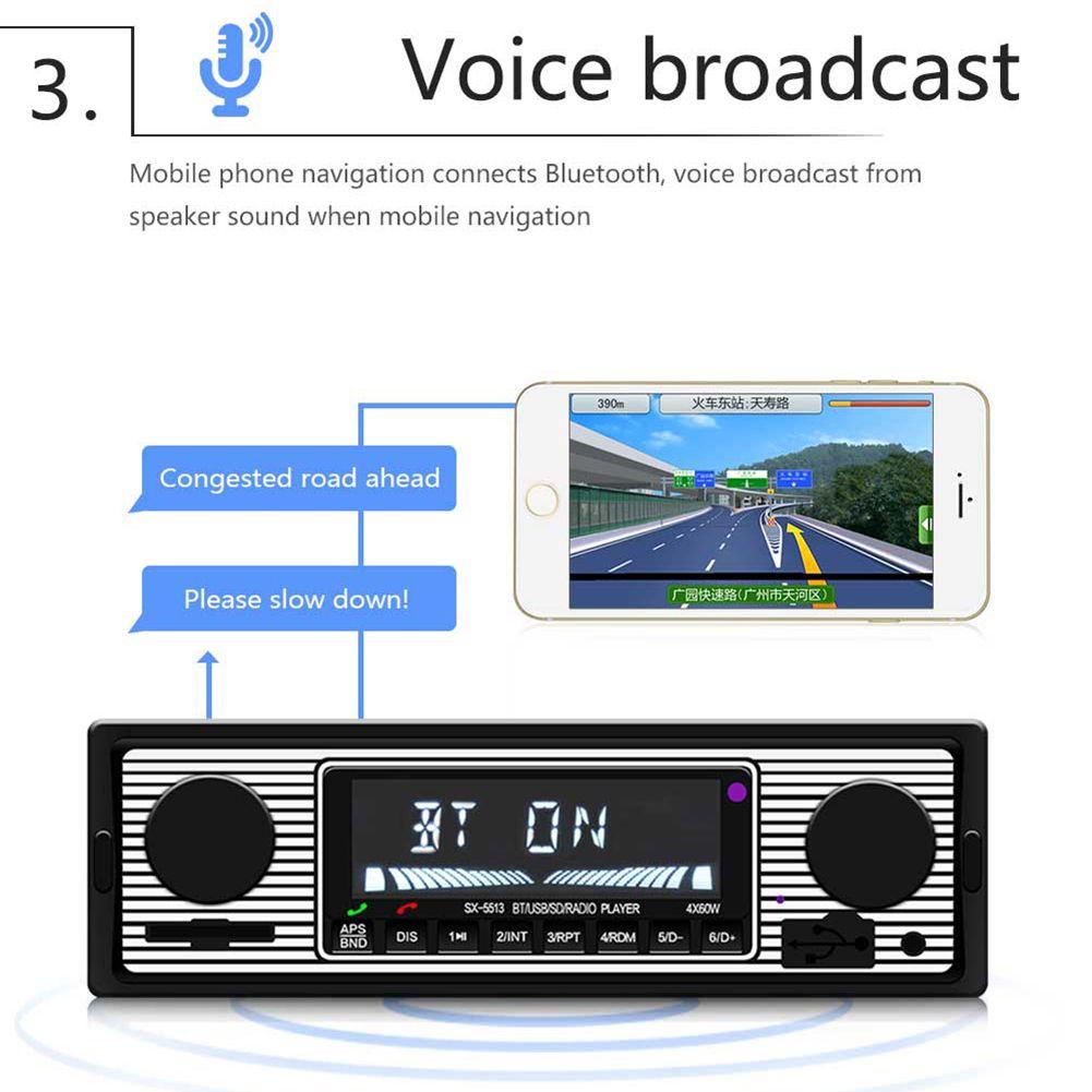 Máy Nghe Nhạc MP3 12V Rảnh Tay Tích Hợp Bảng Điều Khiển Dành Cho Ô Tô