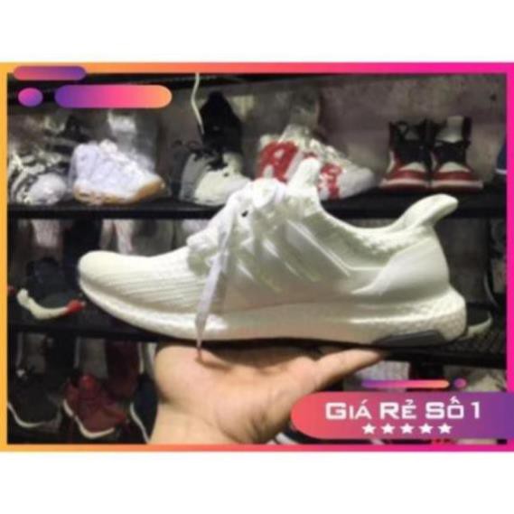 [Sale 3/3] [FREE SHIP 40K] Giày Ultra Boost 4.0 Full Box Dành Cho Nam Nữ _ Triple White Sale 11 -op1 " _ '