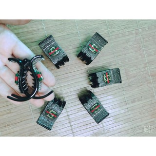 Kẹp tóc càng cua đính hạt cao cấp