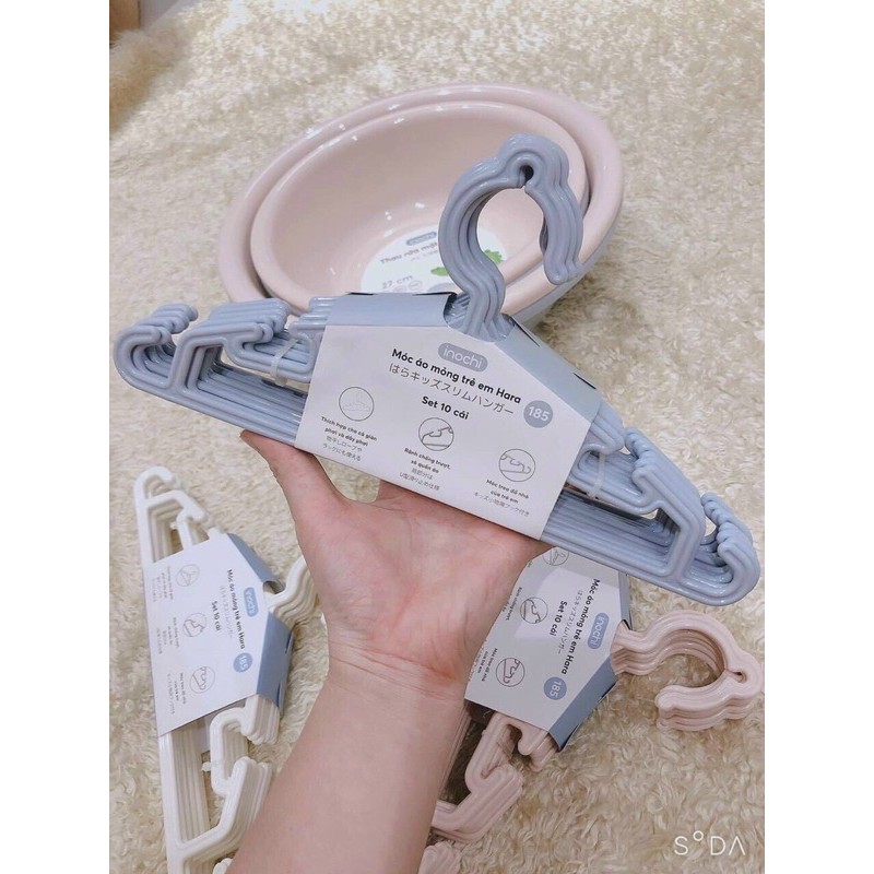 Móc inochi set 10c, móc phơi đồ em bé