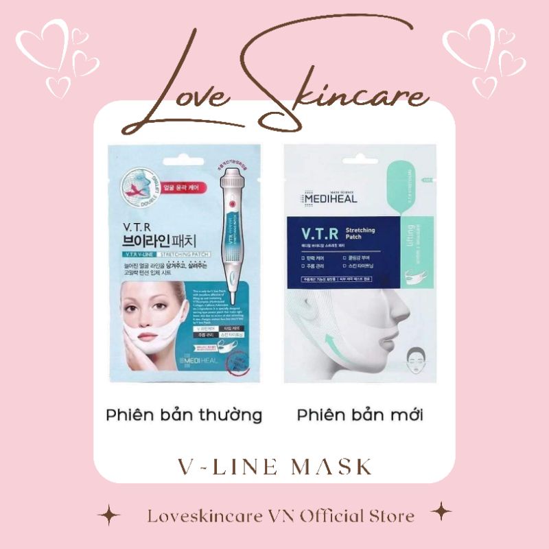 (GRAB / NOWSHIP) (DATE 23/03/2024) Mặt Nạ Nâng Cơ, Tạo Hình V-Line Mediheal V.T.R Stretching Patch