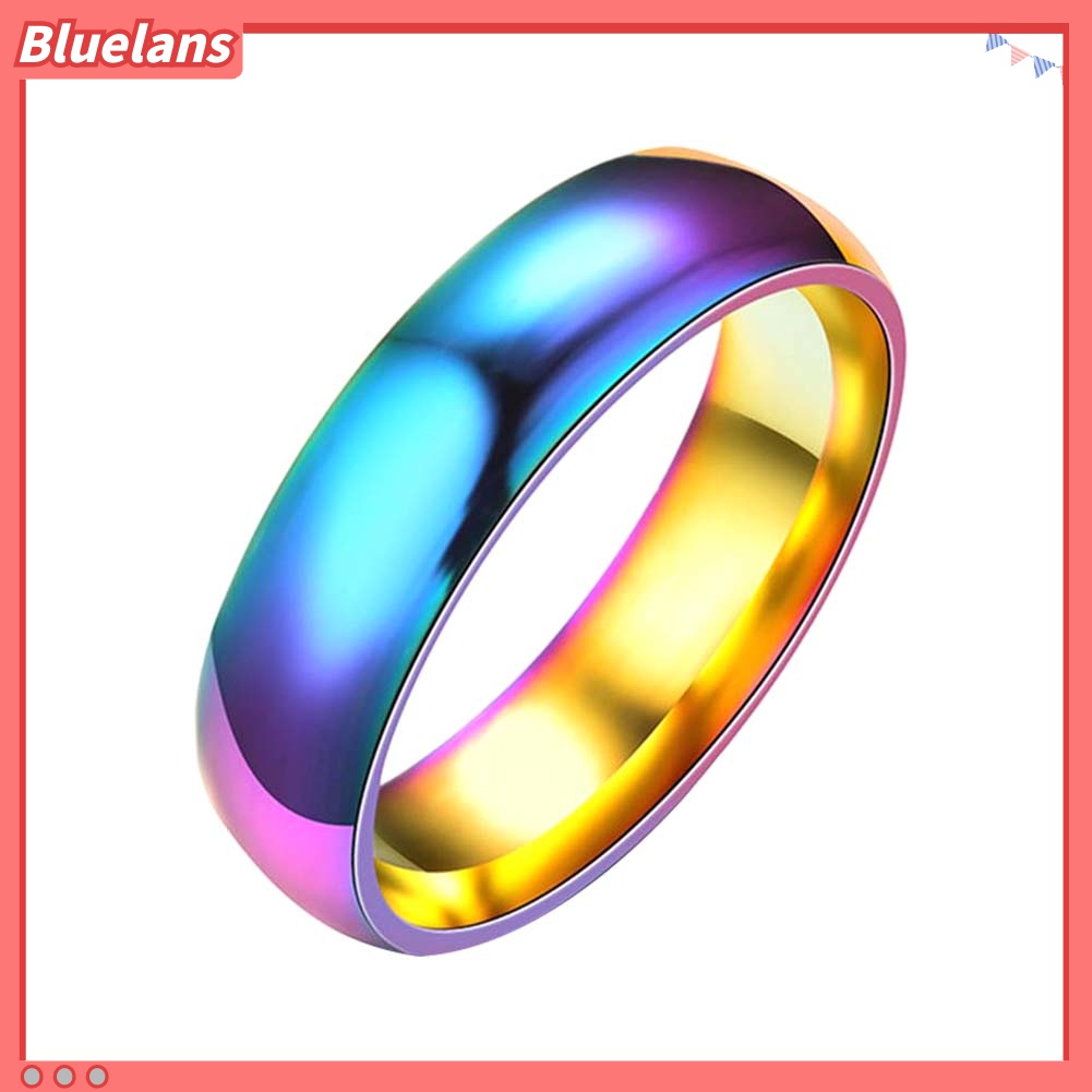 Nhẫn thép titan màu đẹp độc đáo thời trang cho nữ