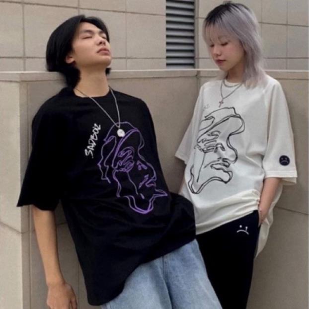 Áo thun tay lỡ Unisex Sadboiz Story form rộng vải cotton co dãn - áo phông nam nữ Sad Story phong cách Ulzzang - Duy Anh