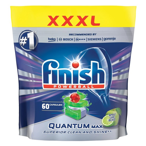 Viên rửa bát Finish Quantum Max 60 viên