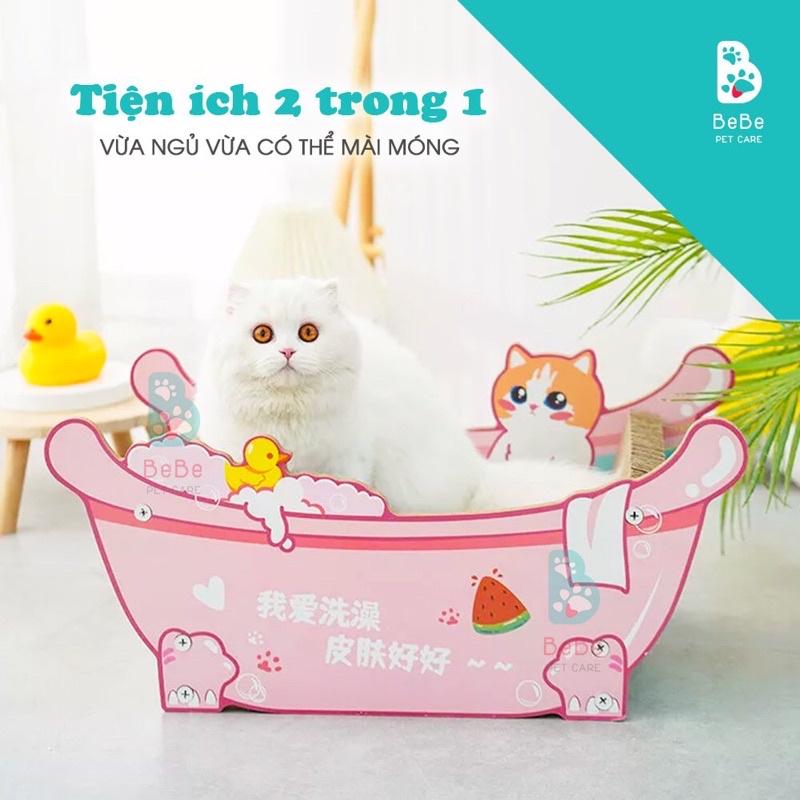 [Siêu Xinh - Kèm Catnip] Xế Sang I Tàu Xịn Kết Hợp Cào Móng Cực Kỳ Dễ Thương - Đồ Chơi Cho Các Boss Mèo