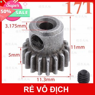 Nhông motor 17t - 19t - 21t - 23t - 27t - 29t cốt 3.17mm