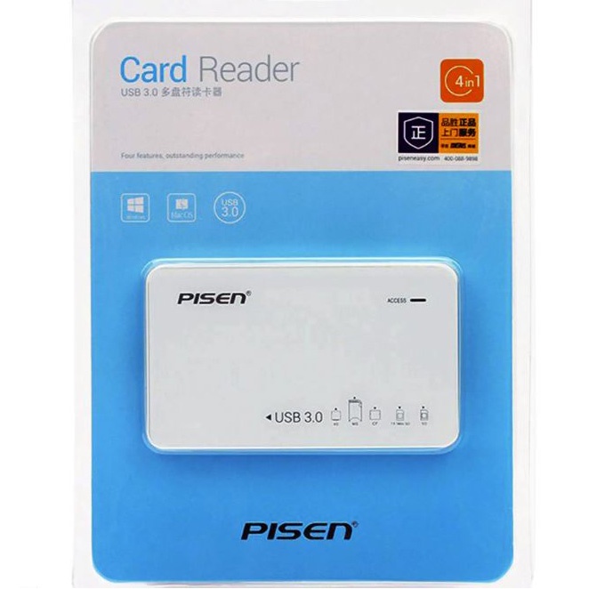 ĐẦU ĐỌC THẺ 3.0 PISEN ALL-IN-ONE TS-E111 USB 3.0