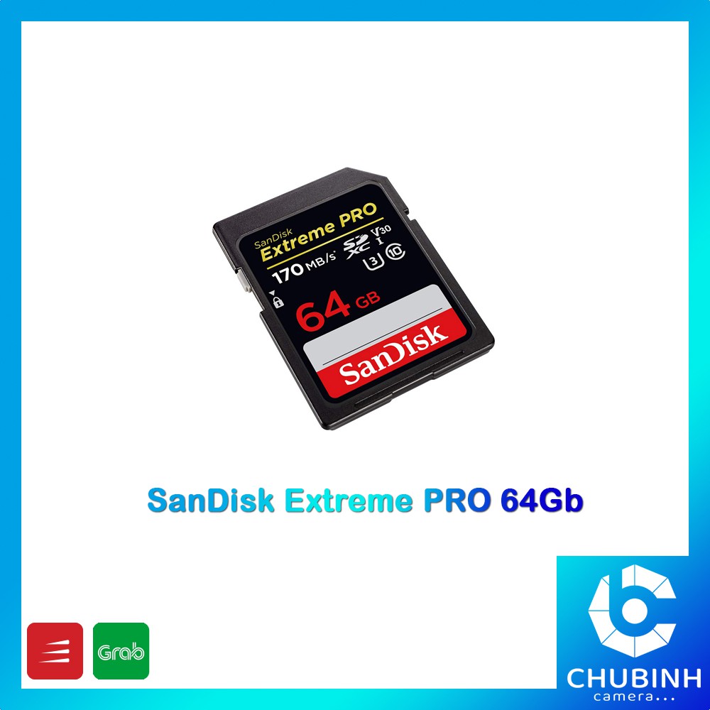 Thẻ Nhớ SanDisk 64GB / 128GB - 170MB/s (Extreme Pro SDXC) | Chính Hãng