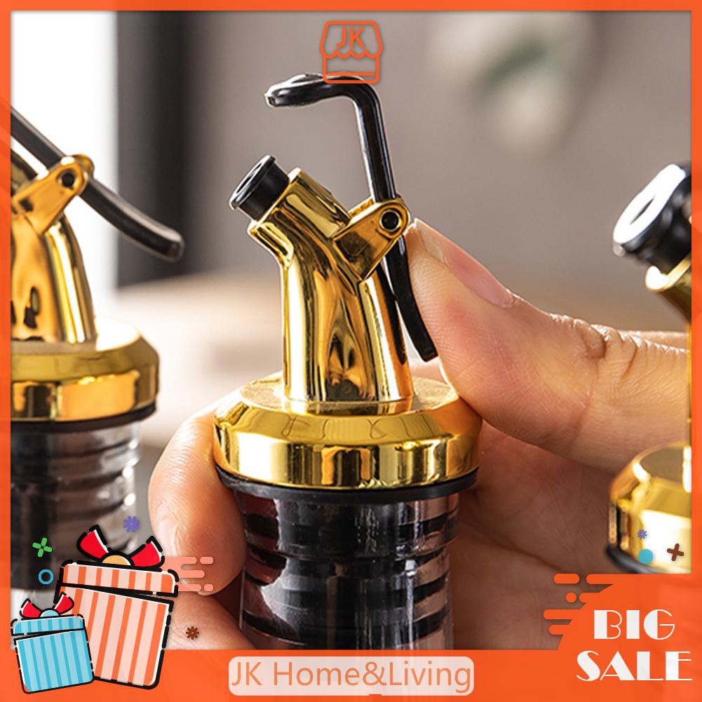 Đầu vòi rót chất liệu nhựa thiết kế nút chặn chống rỉ dành cho chai dầu / rượu