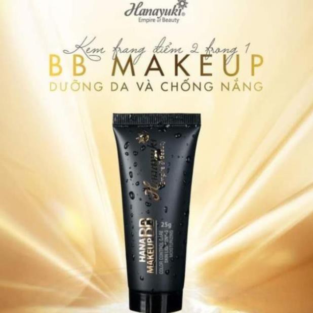 Kem trang điểm căng bóng dưỡng da Hana BB Makeup - Hanayuki Chính Hãng100% -HANAYUKI BEAUTY