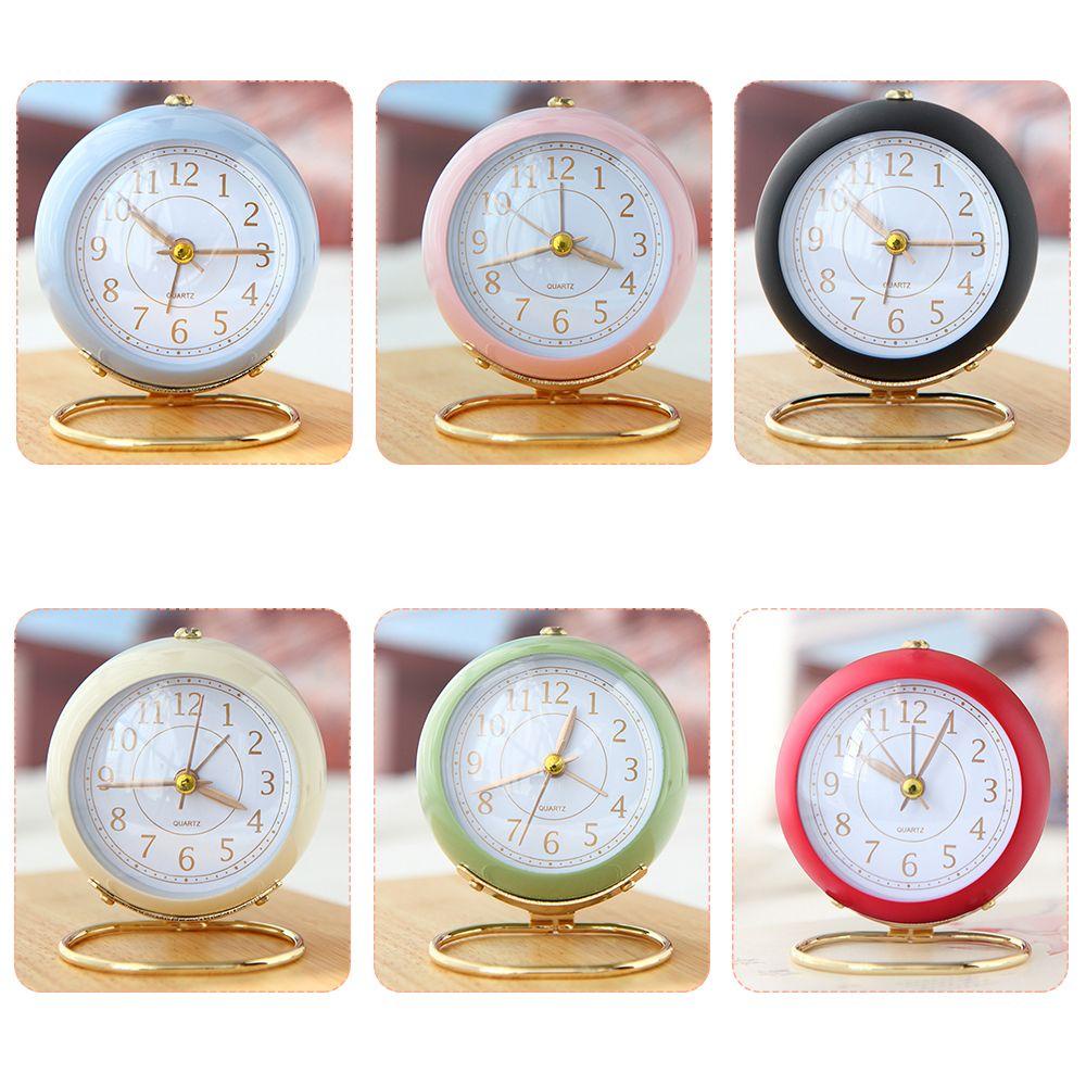 Đồng Hồ Báo Thức Mini Không Gây Tiếng Ồn Có Đèn Ngủ Tiện Dụng