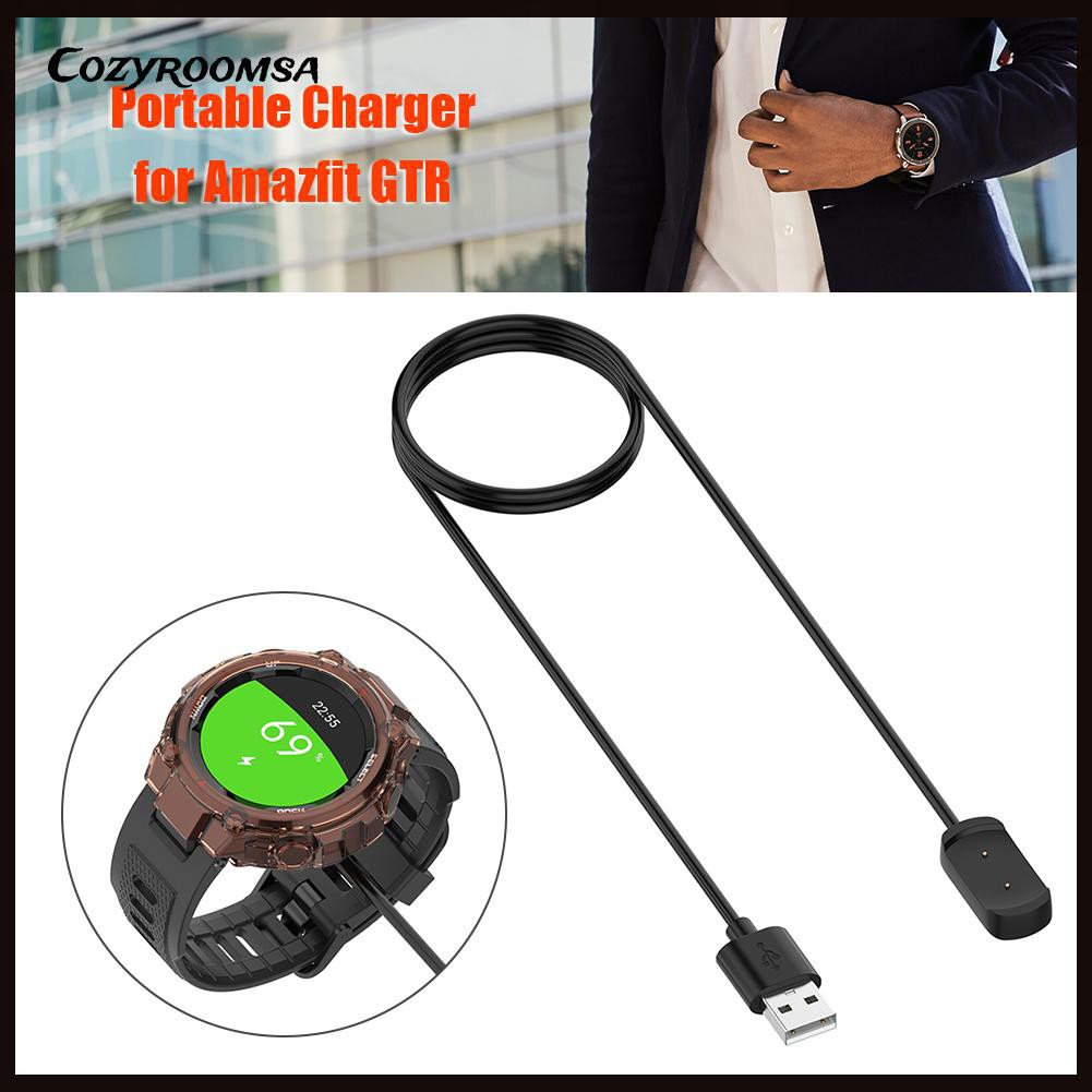 Dây cáp sạc USB 3.28ft cho đồng hồ thông minh Amazfit T-Rex Gtr 42mm 47mm Gts