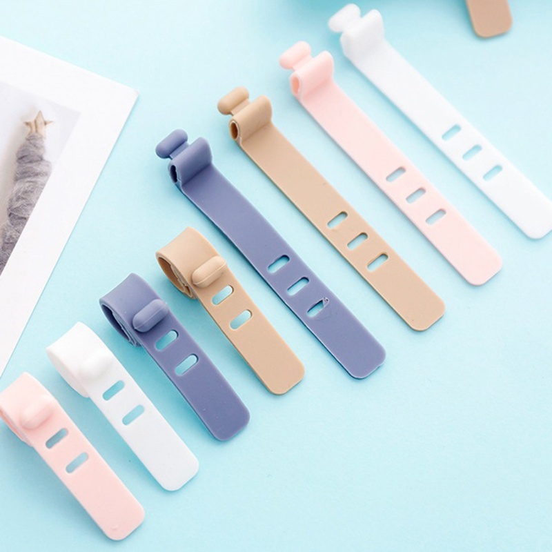 Dụng Cụ Cố Định Dây Cáp / Tai Nghe Bằng Silicone Hình Ngôi Sao