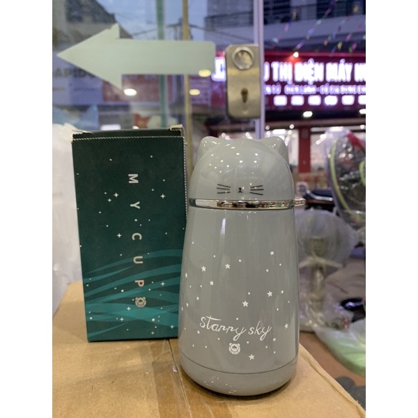 Bình giữ nhiệt tai mèo dễ thương cho bé 300ml