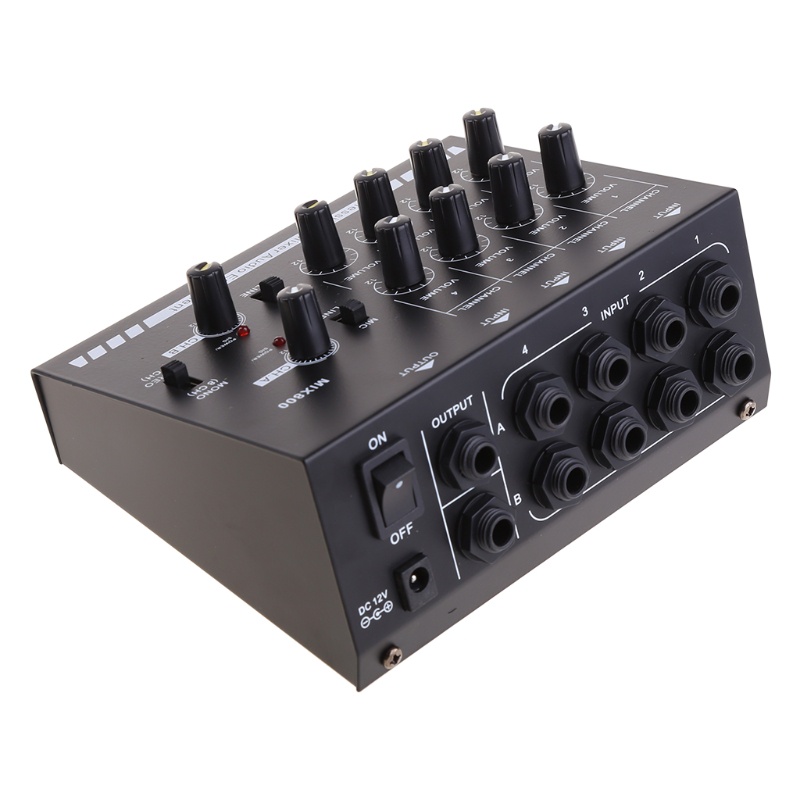 Máy Trộn Âm Thanh Mini 8 Kênh LIDU1 EU UK US MIX800 Tiếng Ồn Thấp