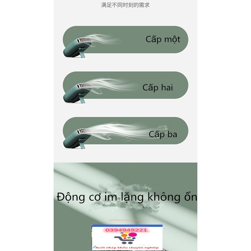 Quạt mini, quạt USB, đeo cổ cầm tay thích hợp dùng ngoài trời. Hiển thị dung lượng PIN | BigBuy360 - bigbuy360.vn
