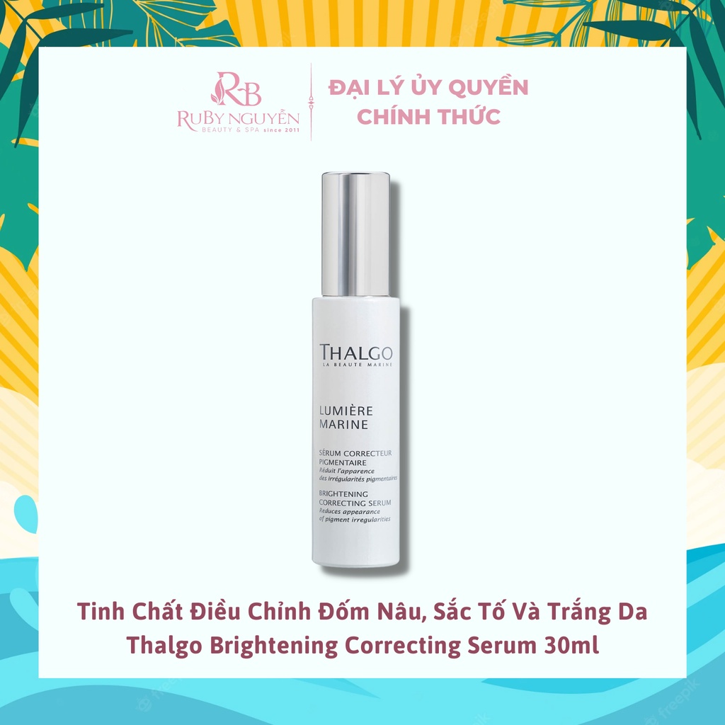 [CÔNG TY] Tinh chất Thalgo Brightening Correcting Serum mờ sạm nám, trắng sáng da 30ml