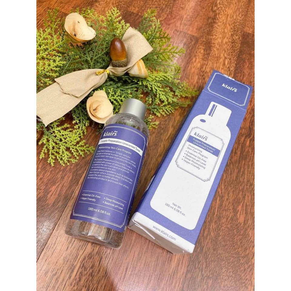 Nước Hoa Hồng Dear Klairs Supple Preparation Toner 180ml ( hàng auth giá sỉ) | BigBuy360 - bigbuy360.vn