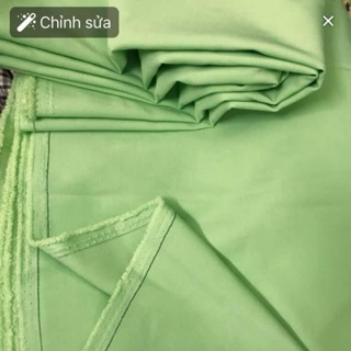 Vải tuysi xanh cốm hàng xuất dư