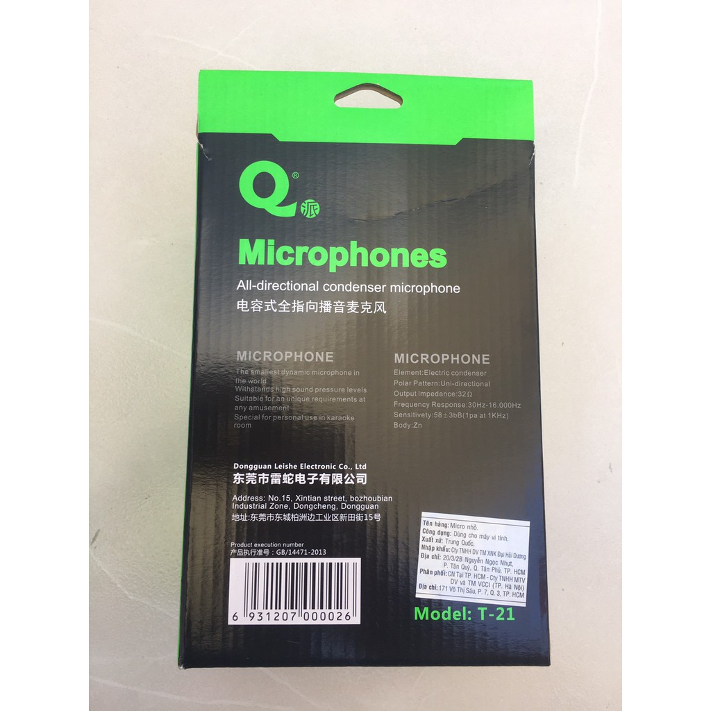 Micro đàm thoại T-21 có dây