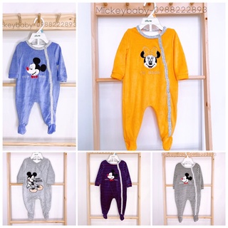 Sleepsuit nỉ nhung, nỉ dạ cho bé trai bé gái