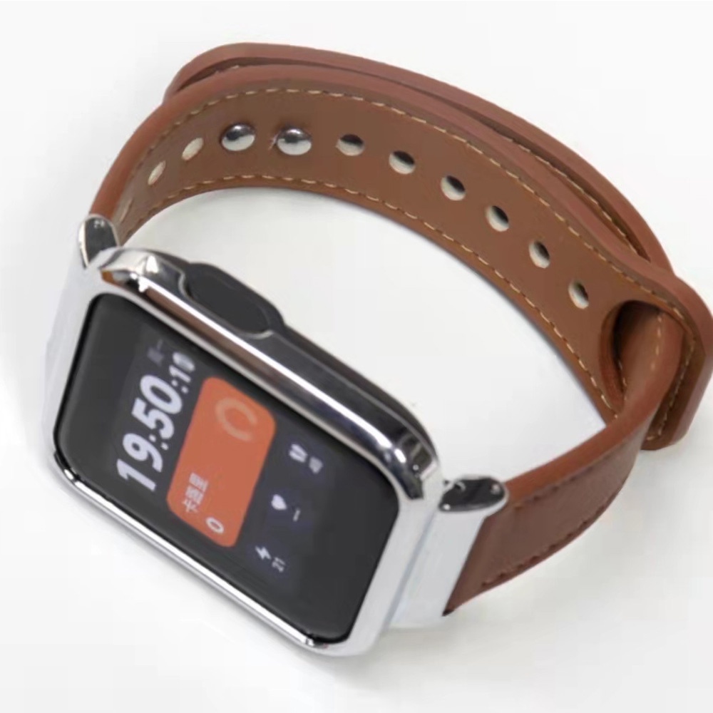 Dây Đeo Bằng Da Thay Thế Cho Đồng Hồ Thông Minh Xiaomi Mi Watch Lite / Redmi Watch 3 2 Lite