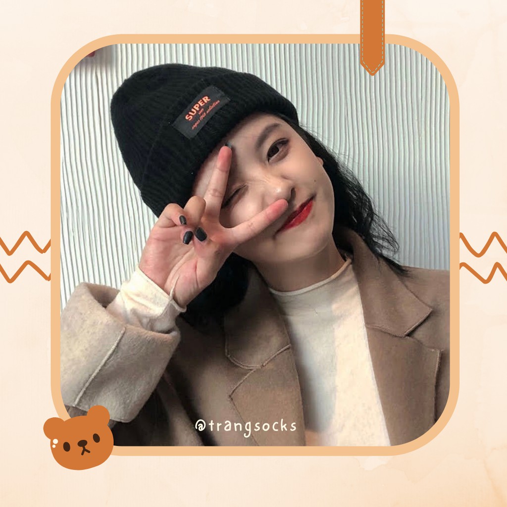 Mũ len Beanie Super