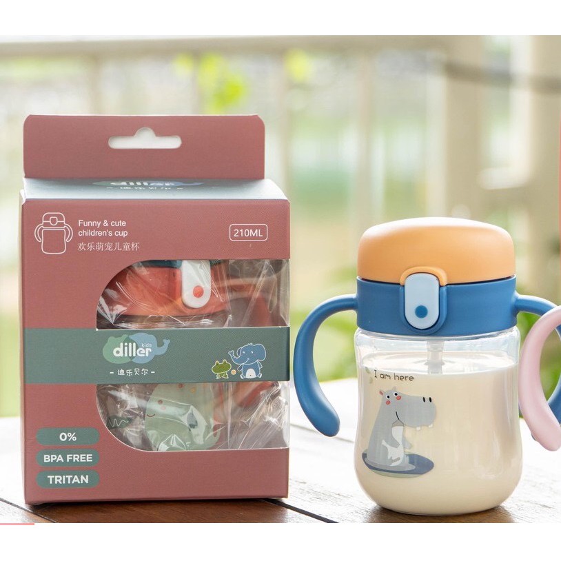Bình Tập Uống Nước Chống Sặc Diller