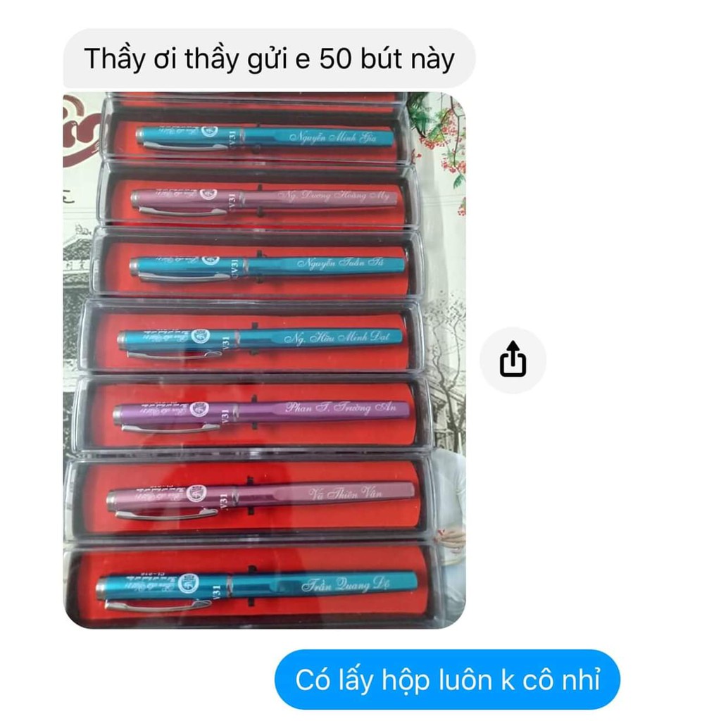 Hộp đựng bút máy bằng nhựa