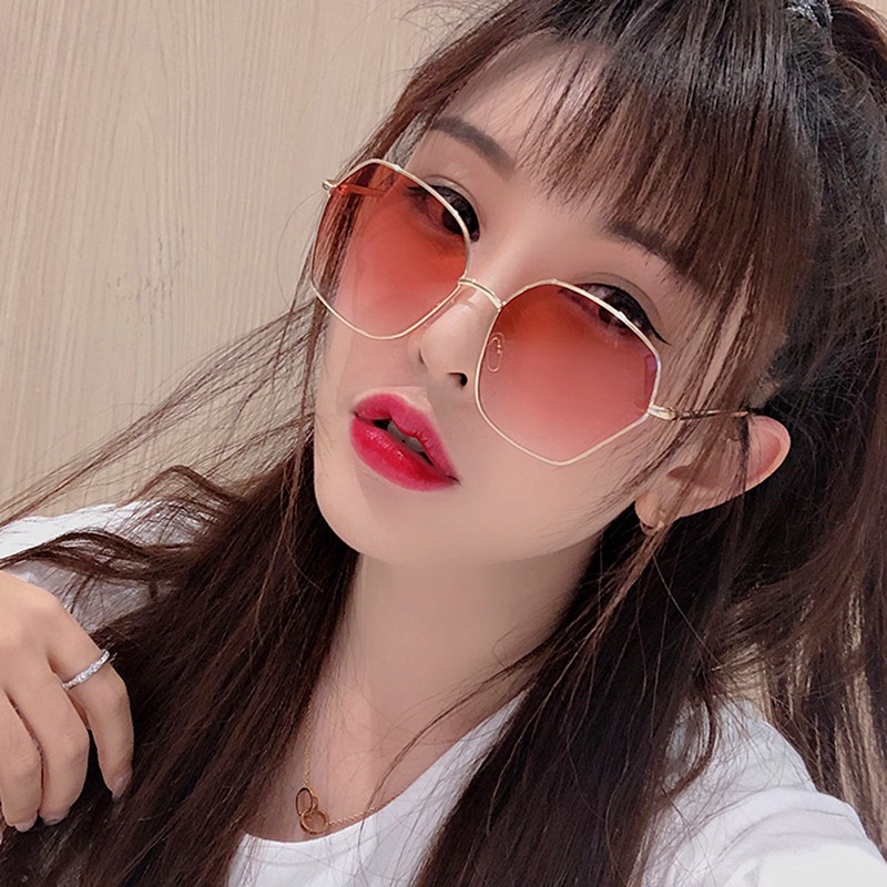 Kính mát LUSEEN gọng kim loại UV400 phân cực phong cách AG1108